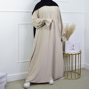 Abaya Zahra Nude- Ina- Collection